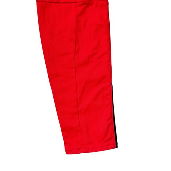 Golden Denim Los Angeles Bold Red Black Side Stripe Ankle Zip Slim Skinny Jeans - Picture 7 of 9